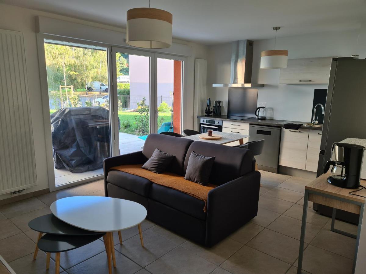 L'Instant Leman - T2 3 Etoiles A 5Min De Thonon Et Evian Avec Terrasse Et Jardin A 100M Du Lac Publier Exterior photo